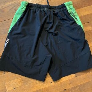 Men’s size L virus workout shorts.  GUC